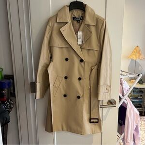 J. Crew Beige Trench Coat
